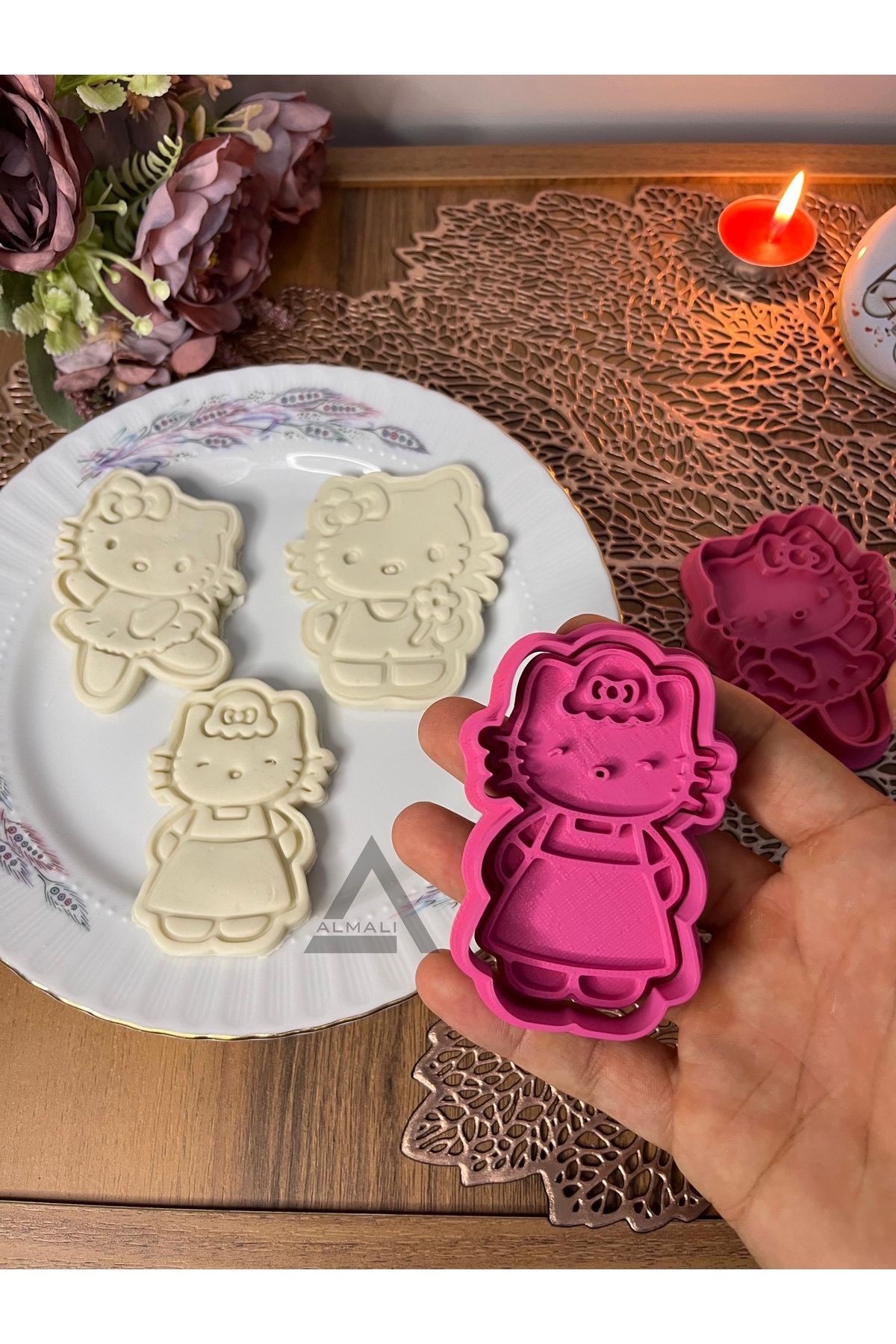 Hello Kitty Kurabiye Kalıbı Set-1 (3'LÜ)