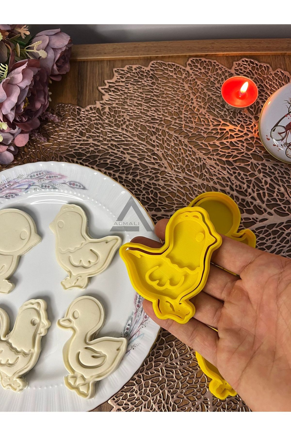 Çiftlik Kümes Hayvanları Kurabiye Kalıbı Set-1 (4'LÜ)