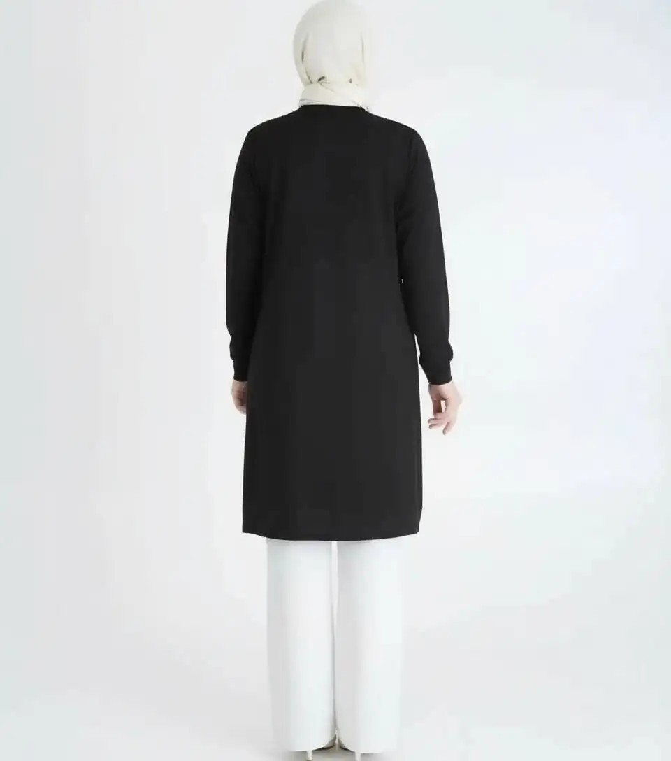 Behrem Büyük Beden Kristal Penye Taşlı Tunik