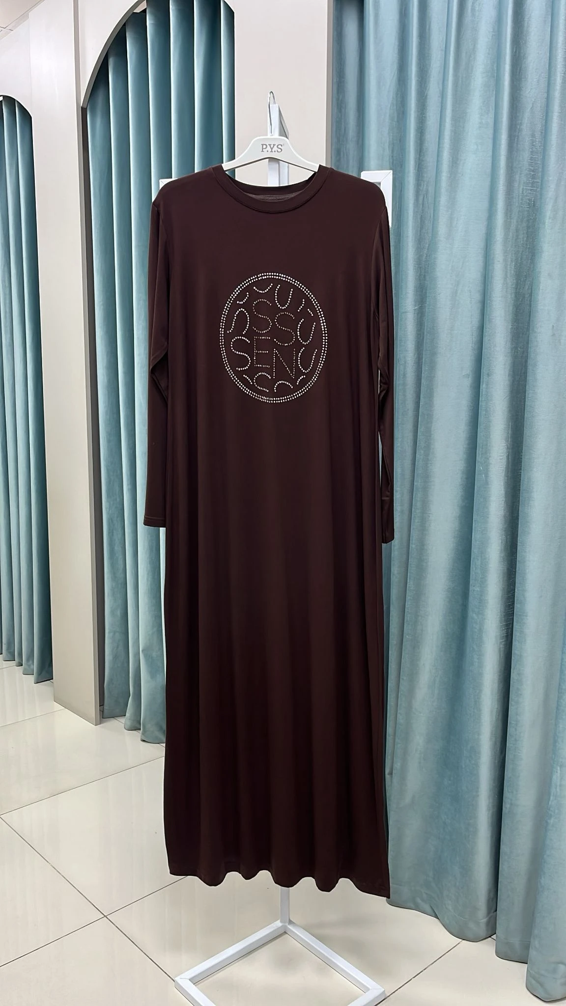 SSEN PENYE ELBİSE  - ACI KAHVE