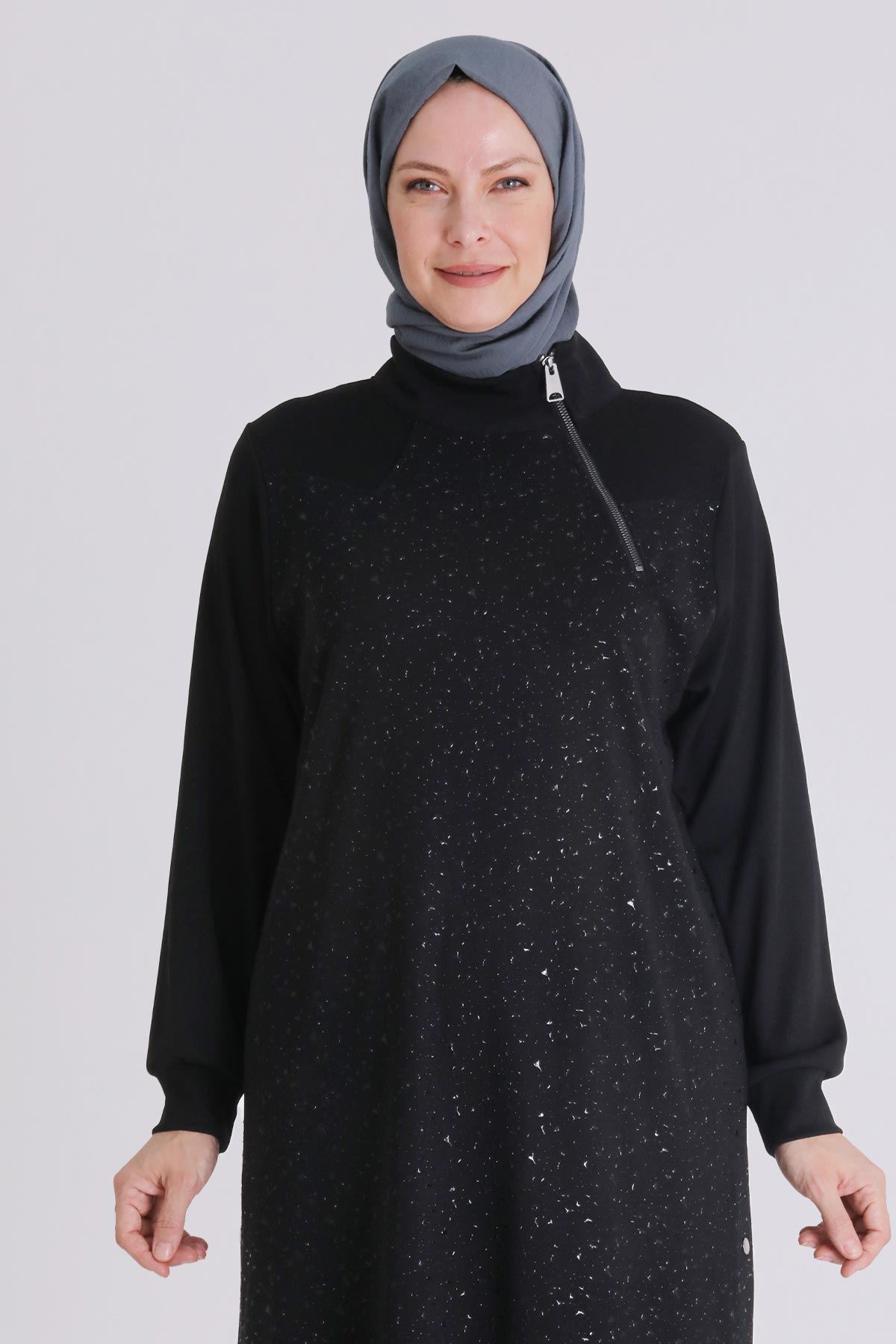 Behrem Büyük Beden Tesettür Pantolonlu Takım