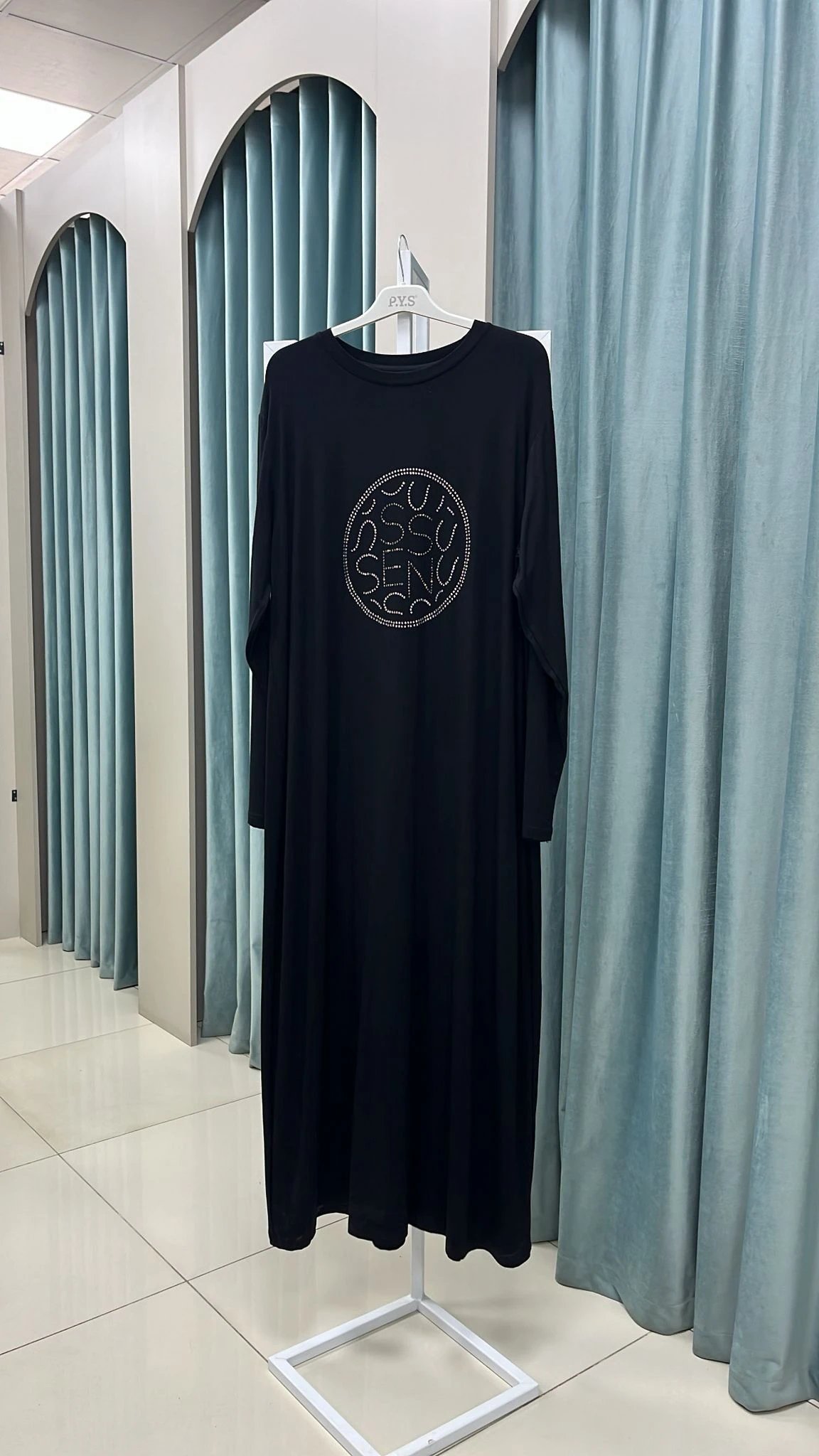 SSEN PENYE ELBİSE  - SİYAH