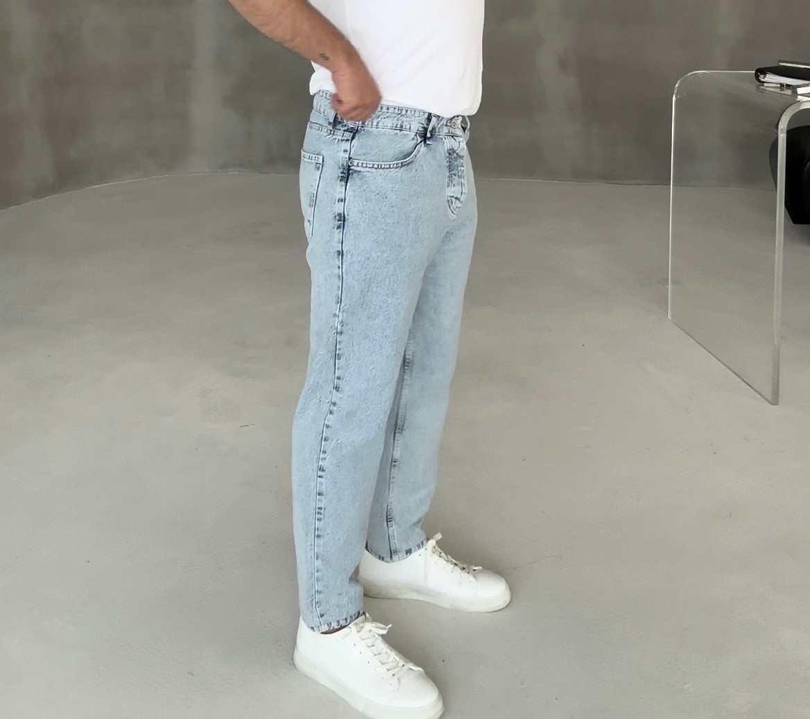 Baggy Kot Pantalon - Kar Yıkama