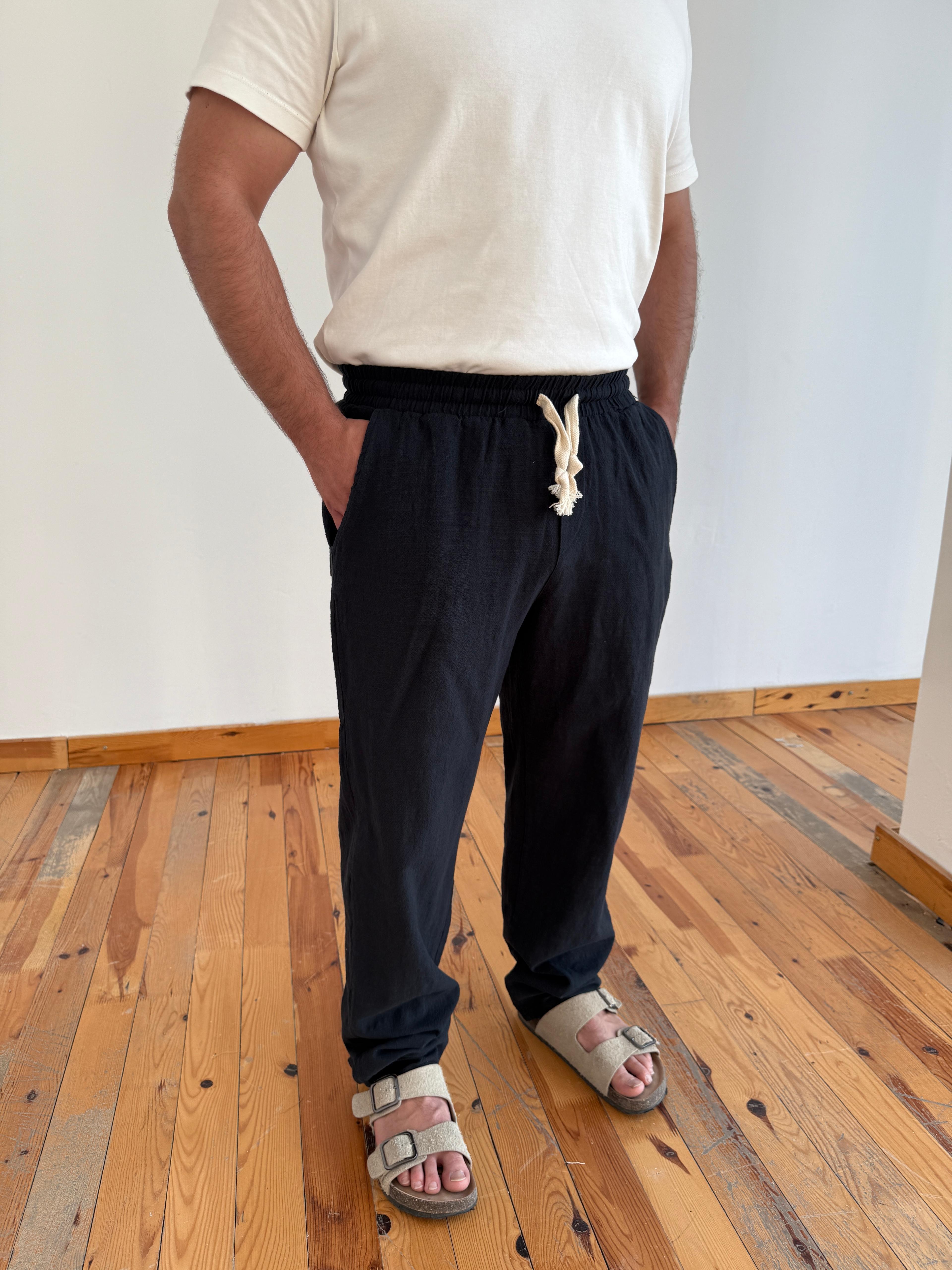 Jagger Keten Pantalon - Lacivert