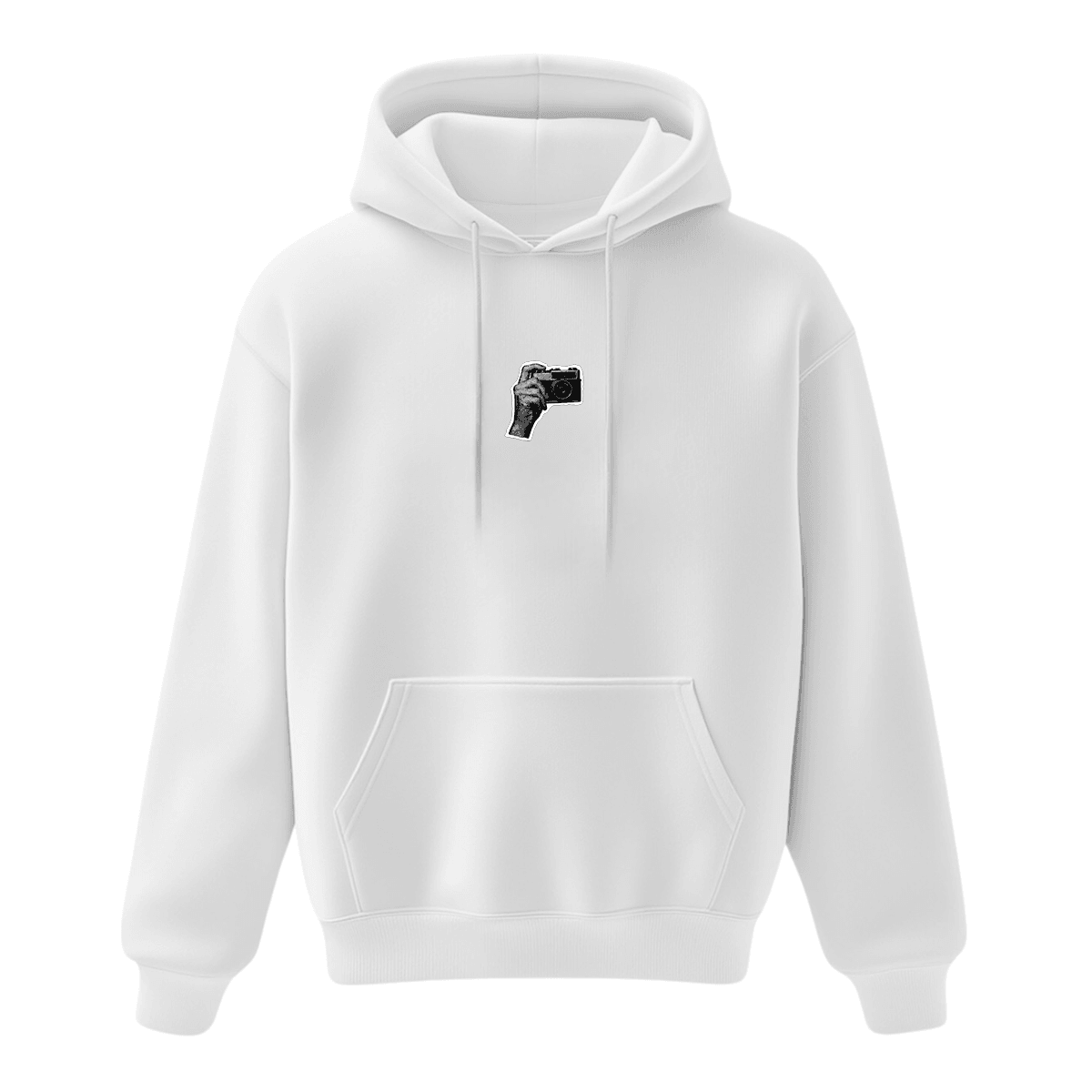 Nostalji Kare Oversize Hoodie