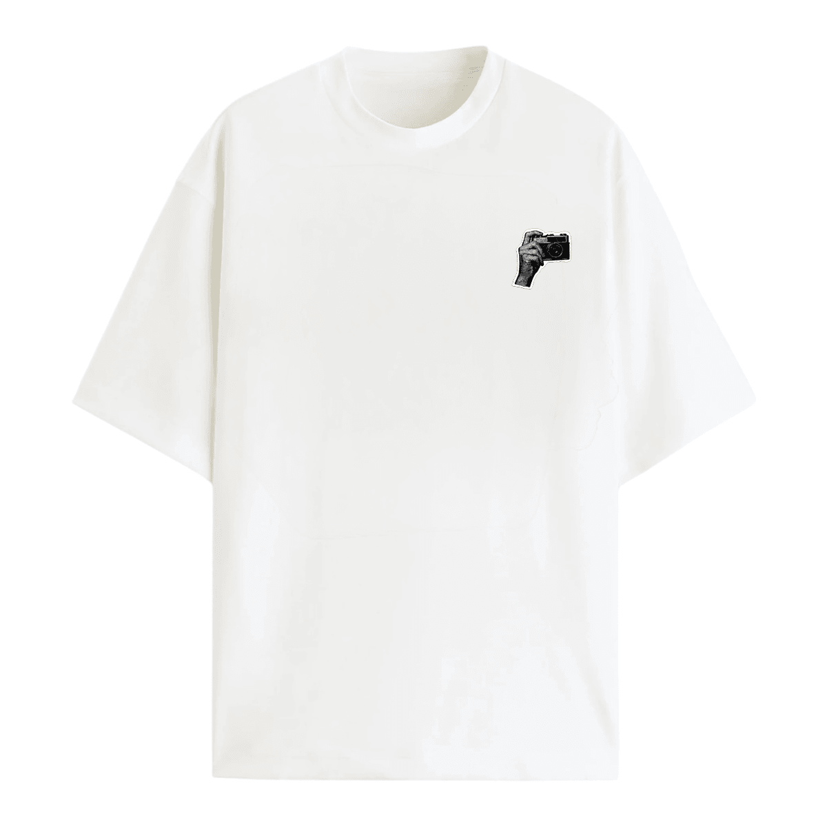 Nostalji Kare Oversize T-Shirt