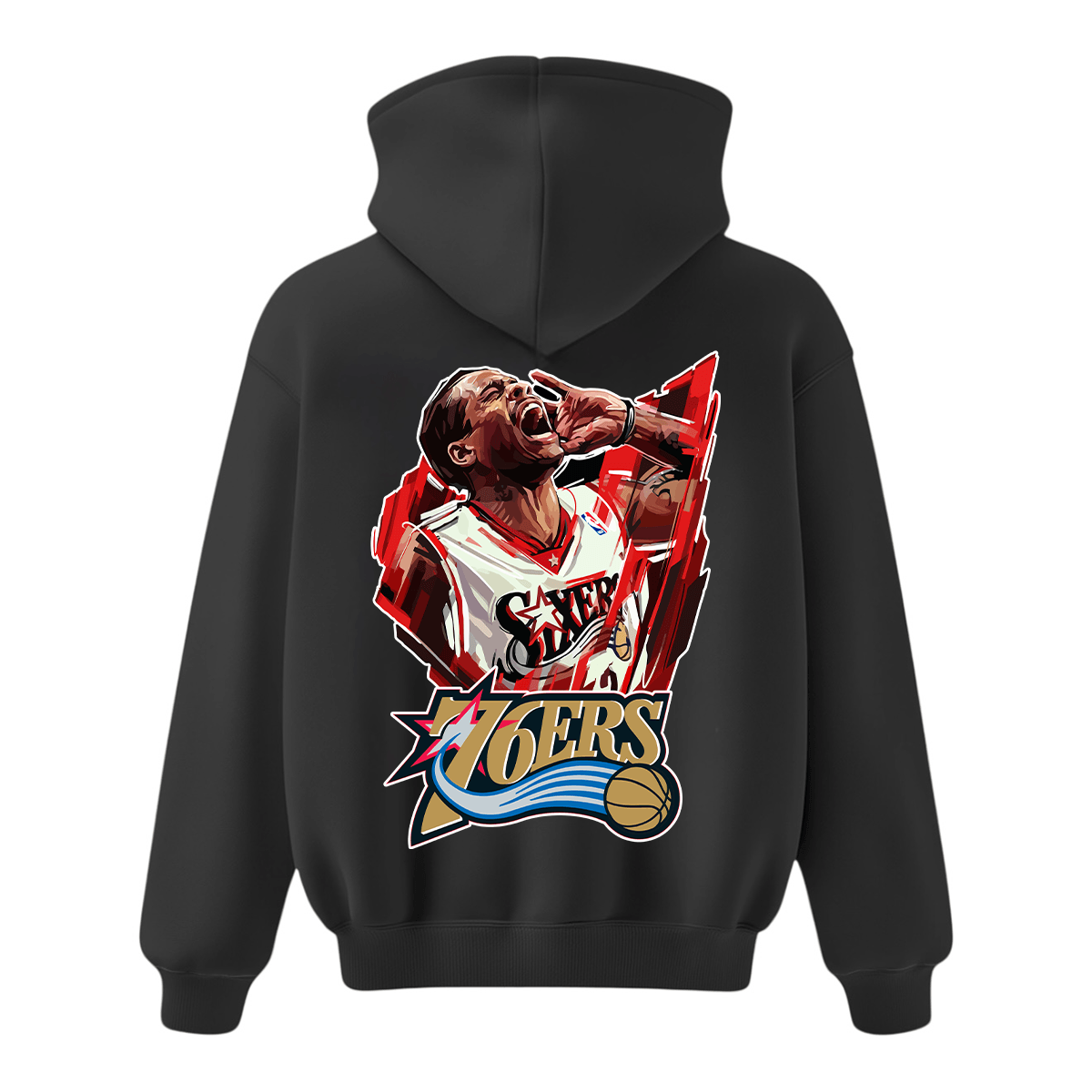 76ers Iverson Oversize Hoodie