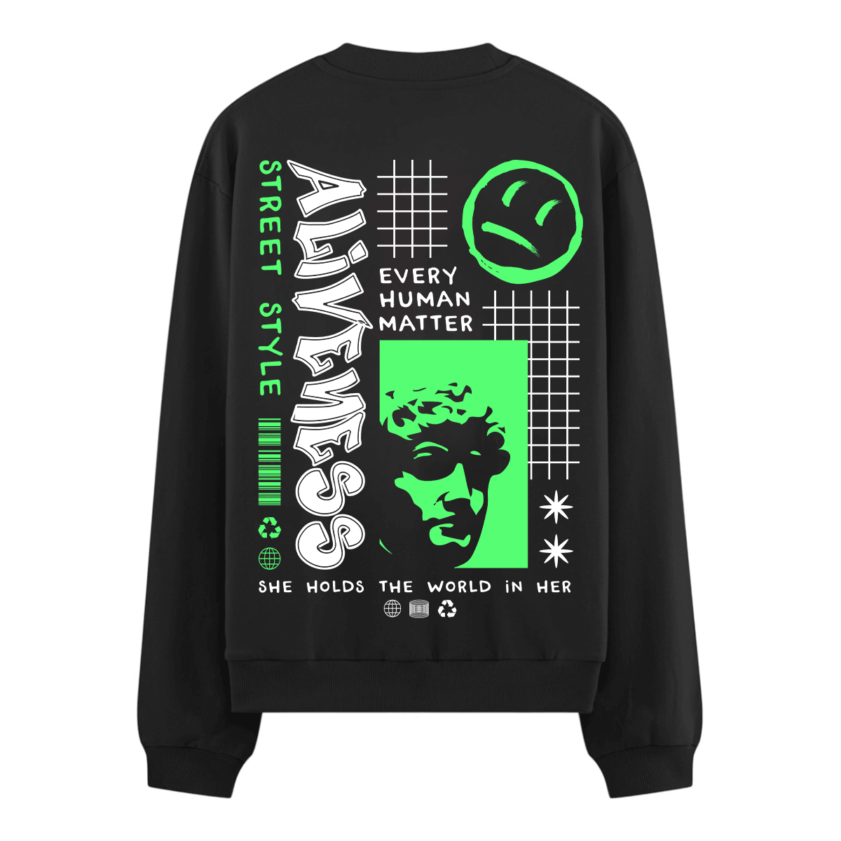 Alivenses Oversize Sweatshirt
