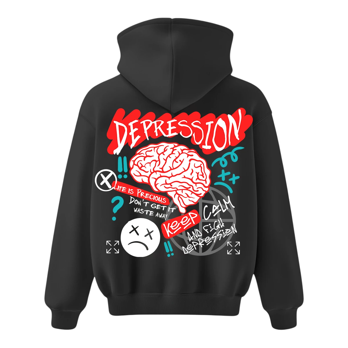 Depresision Oversize Hoodie