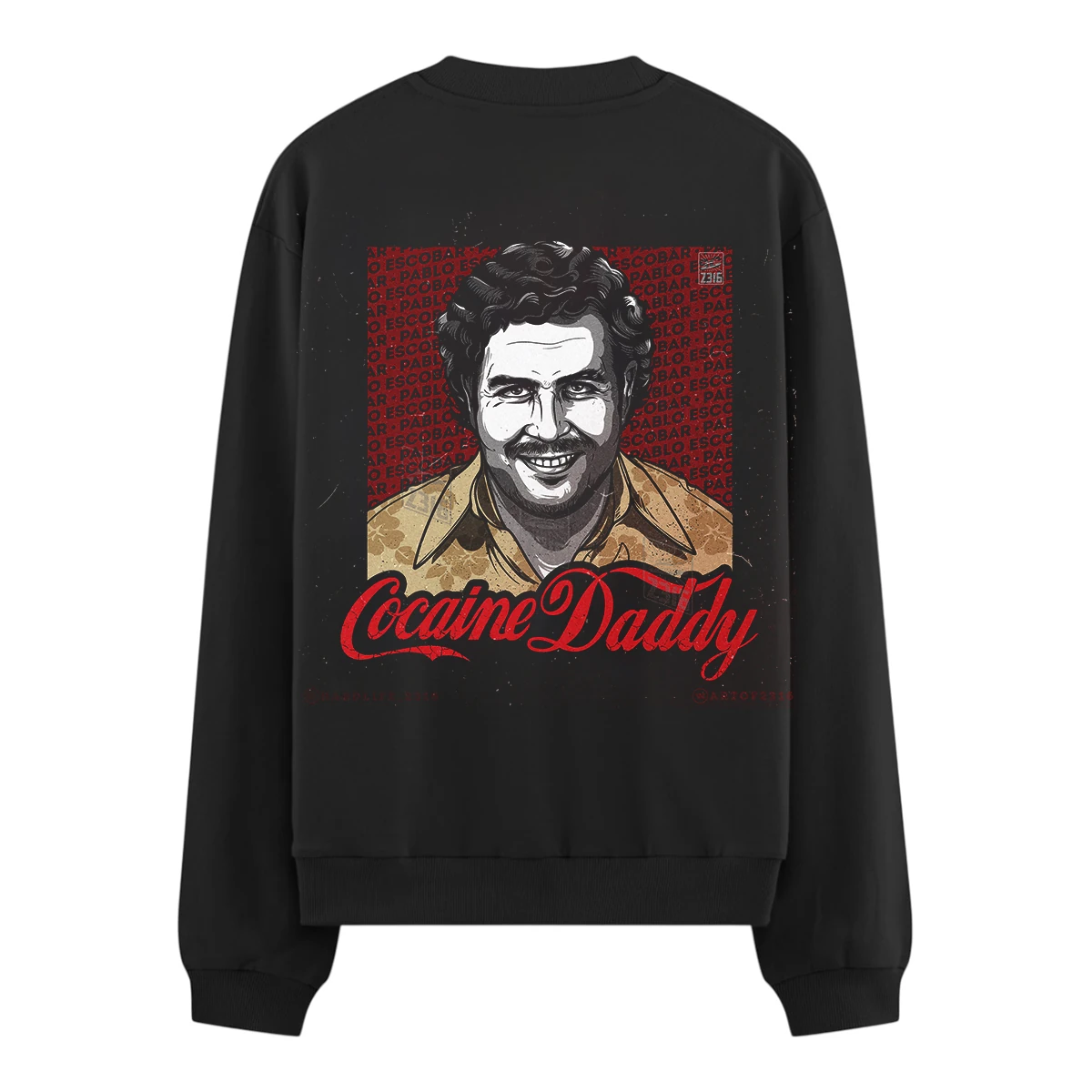 Cocaine Dady Oversize Sweatshirt