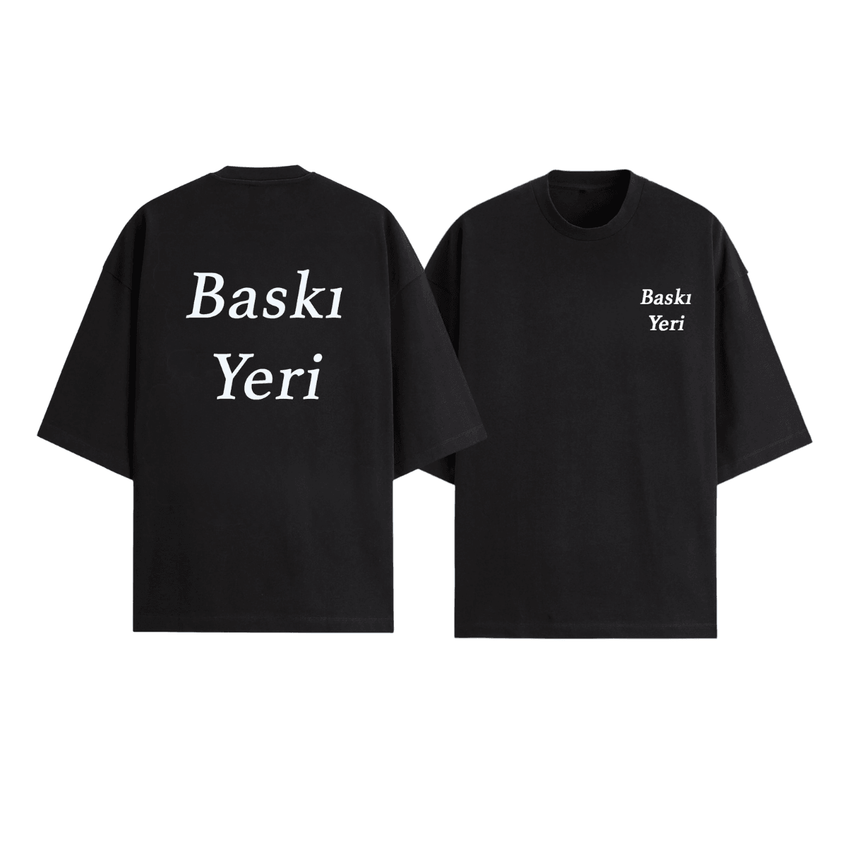 Kişiye Özel Baskı Modelli Oversize T-Shirt