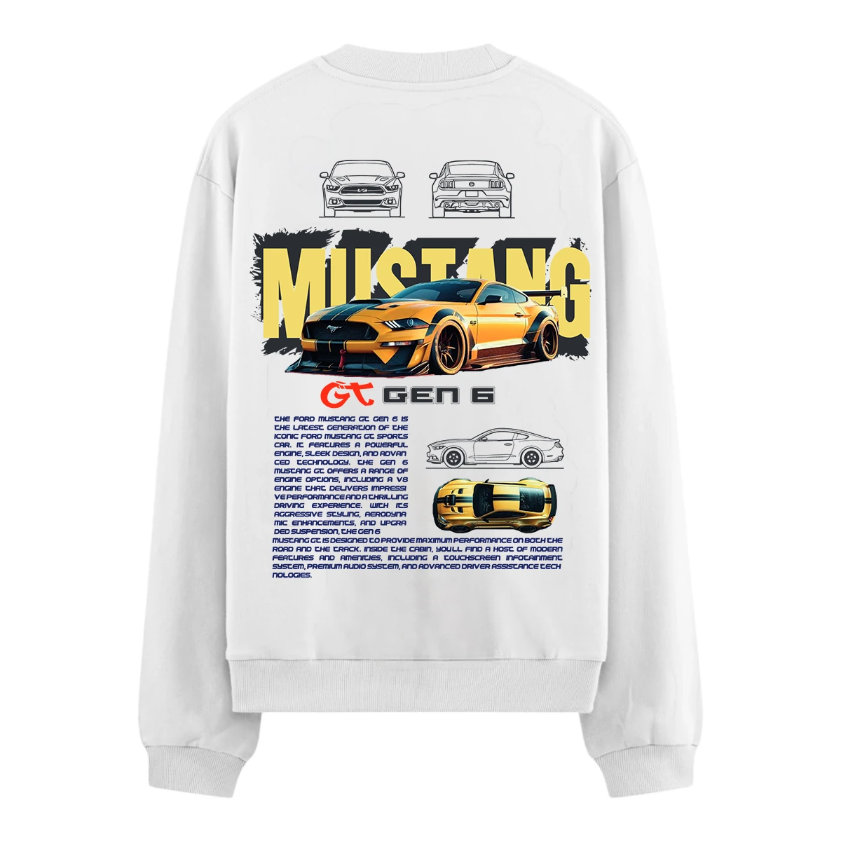 Mustang GT Gen 6 Oversize Sweatshirt
