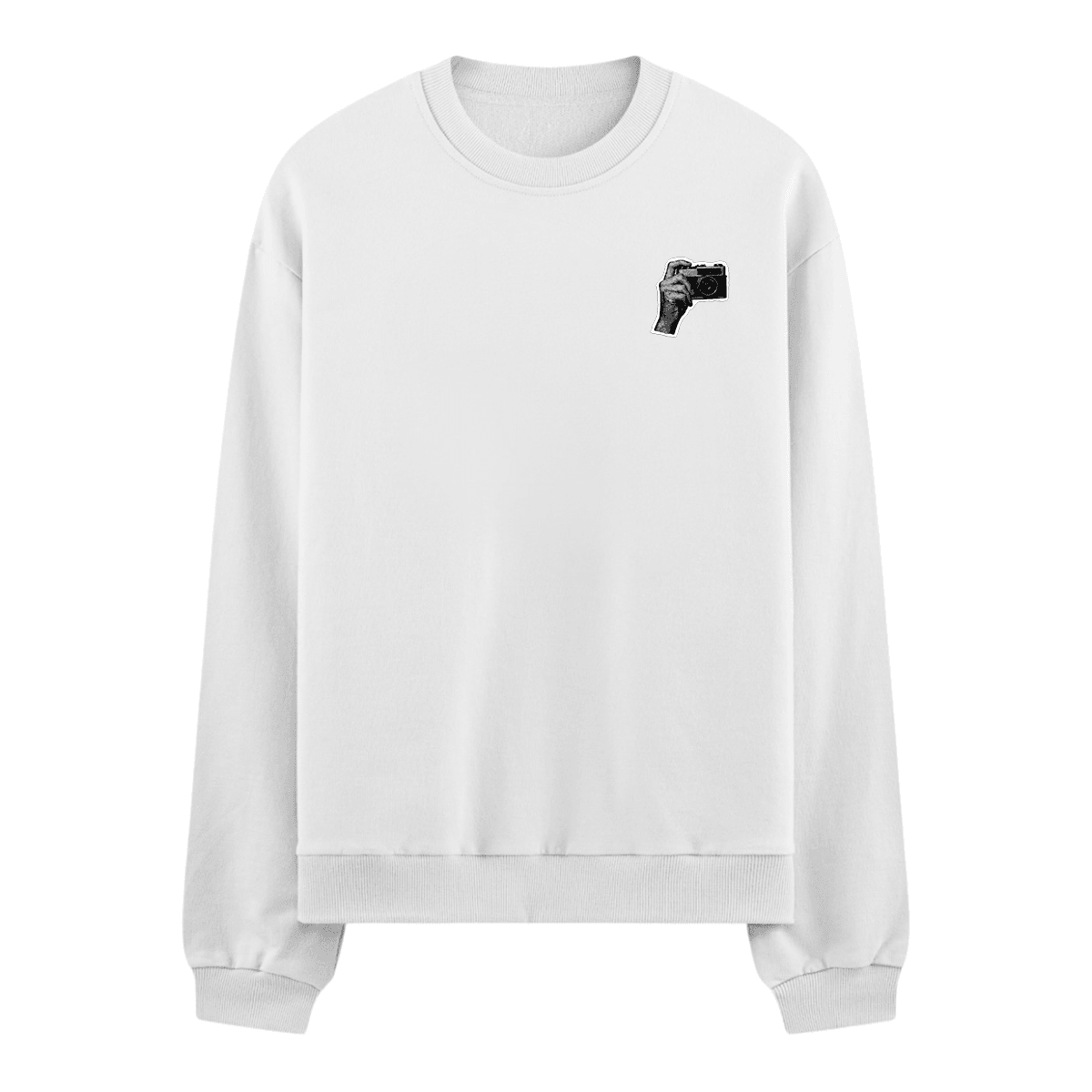 Nostalji Kare Oversize Sweatshirt