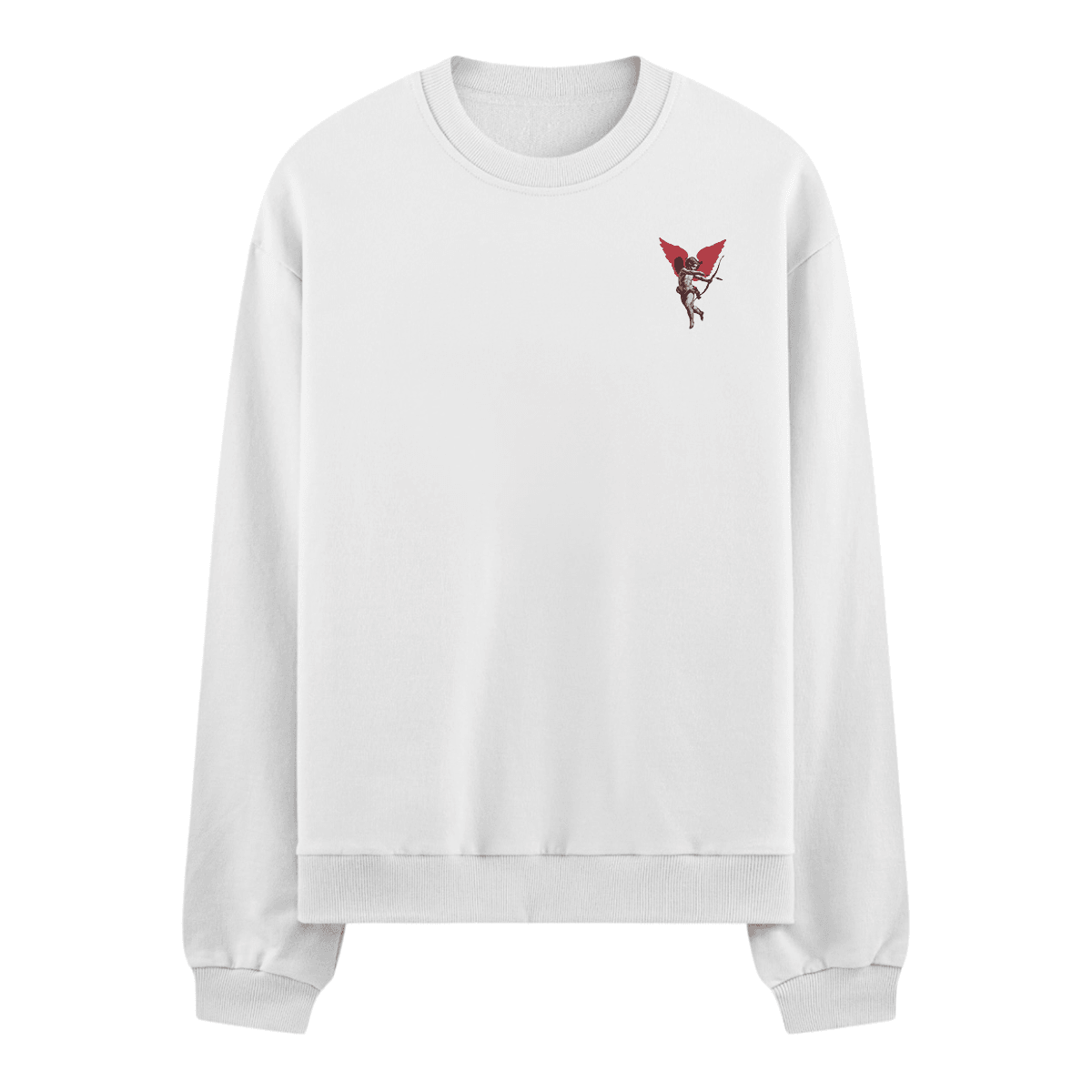 Eros Kırmızısı Oversize Sweatshirt