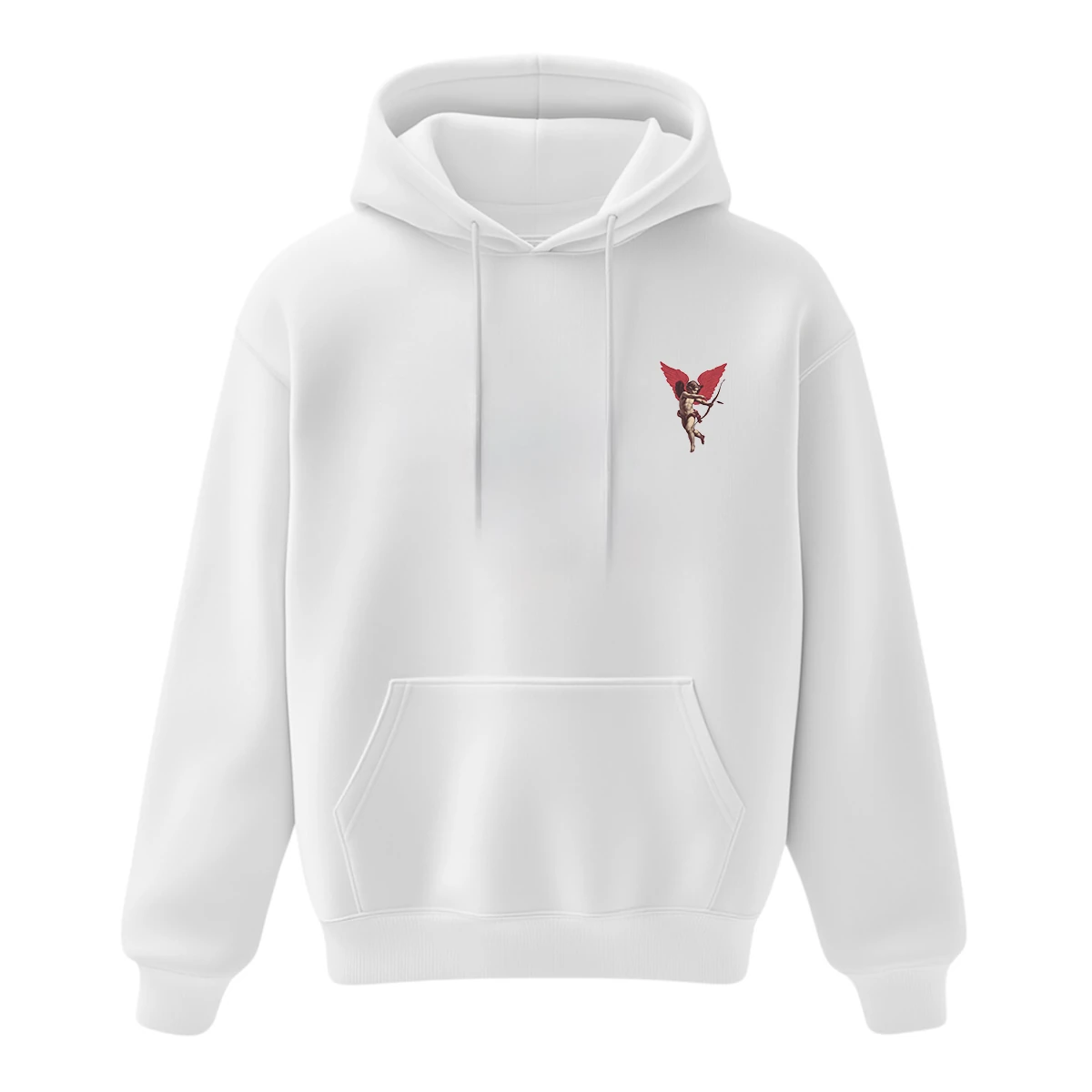 Eros Kırmızısı Oversize Hoodie