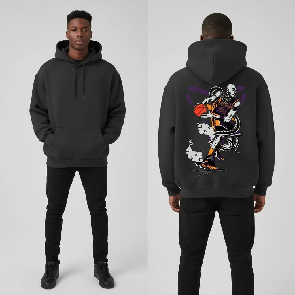 Black Mamba Oversize Hoodie
