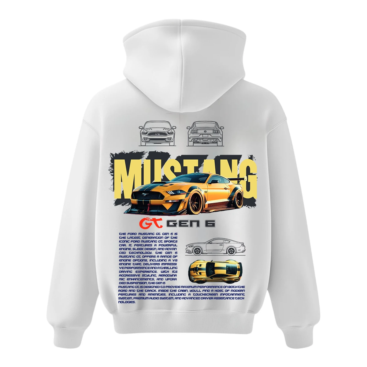 Mustang GT Gen 6 Oversize Hoodie