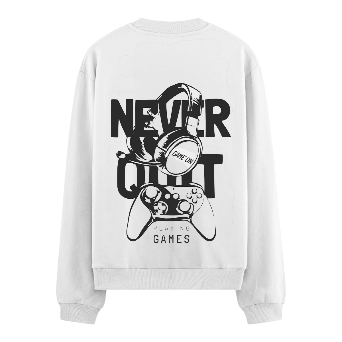 Asla Bırakma Oversize Sweatshirt