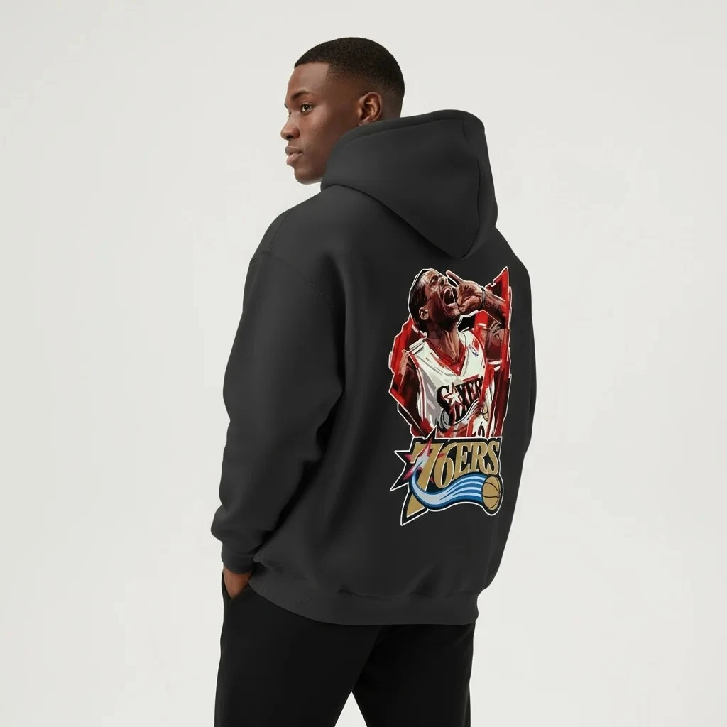 76ers Iverson Oversize Hoodie