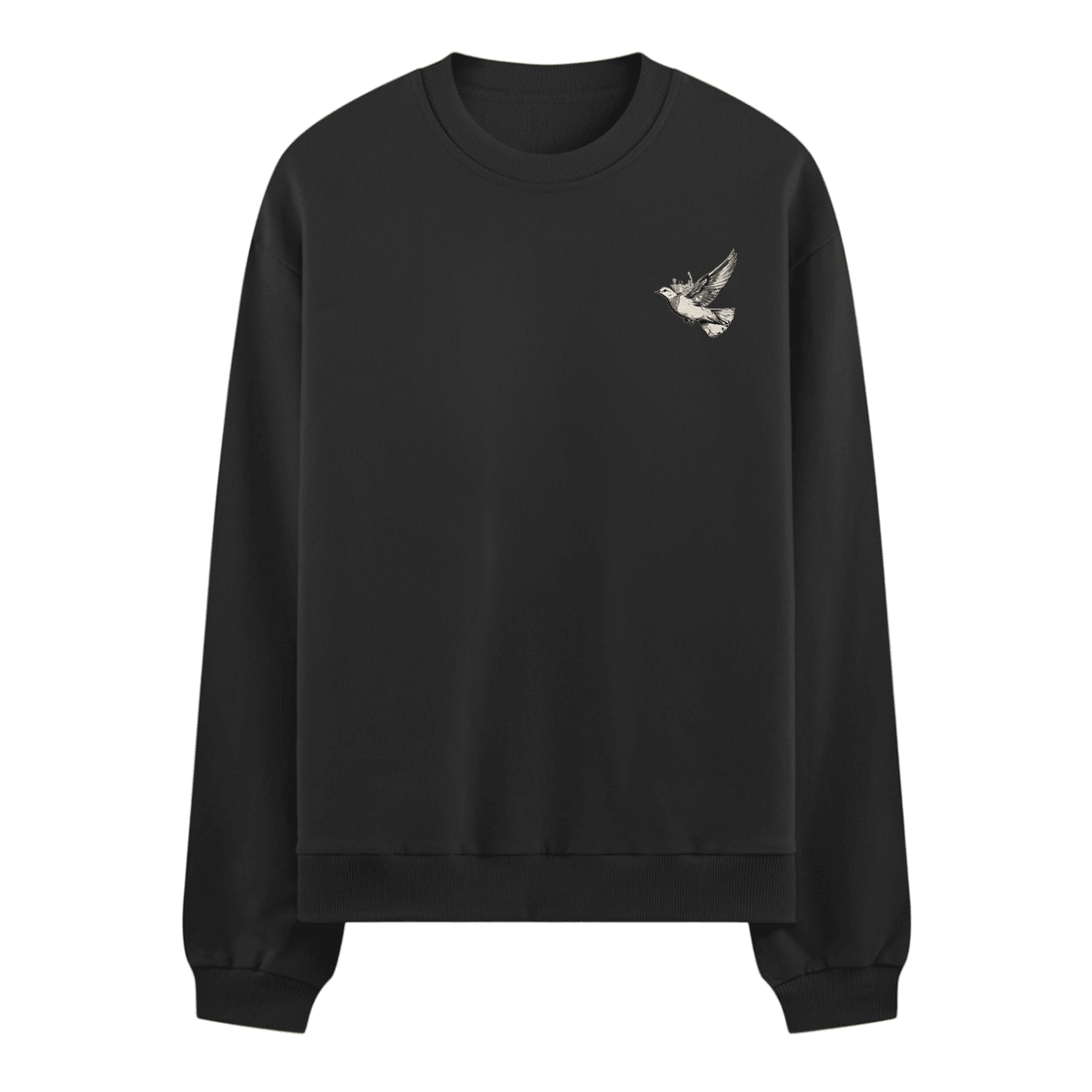 Kanatlı Manifesto Oversize Sweatshirt