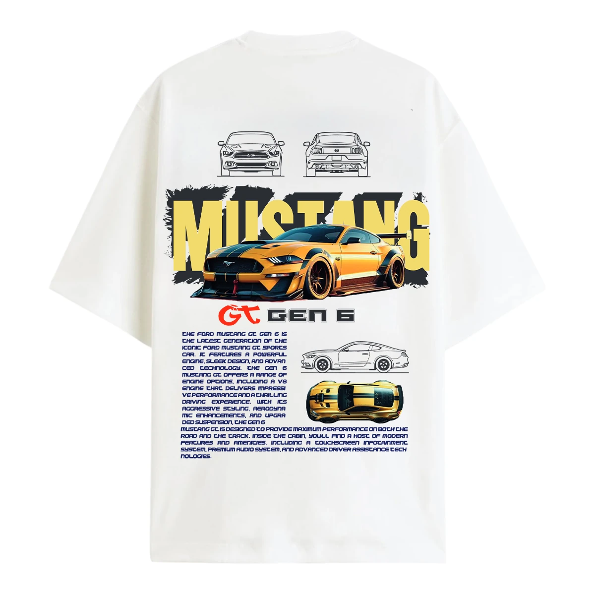 Mustang GT GEn 6 Oversize T-Shirt 