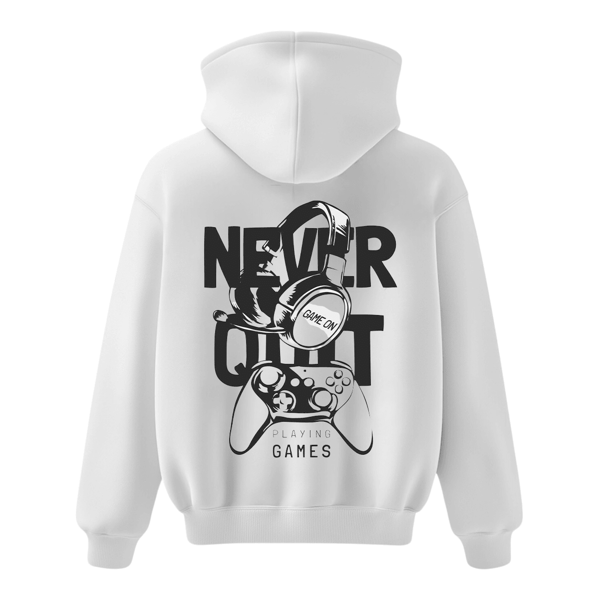 Asla Bırakma Oversize Hoodie