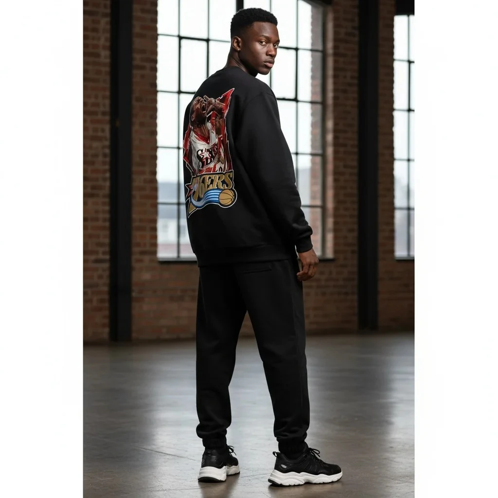 76ers Iverson Oversize Sweatshirt