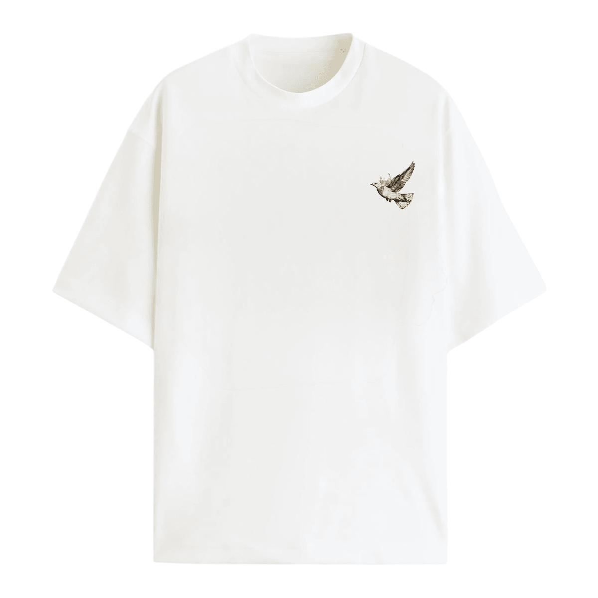 Kanatlı Manifesto Oversize T-Shirt