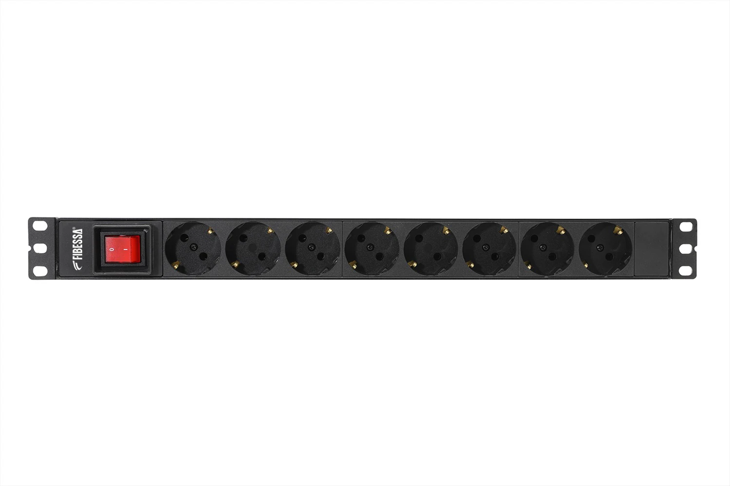 ECO ON/OFF Anahtarlı PDU 6’lı Schuko Priz 19 İnç 1U Rack