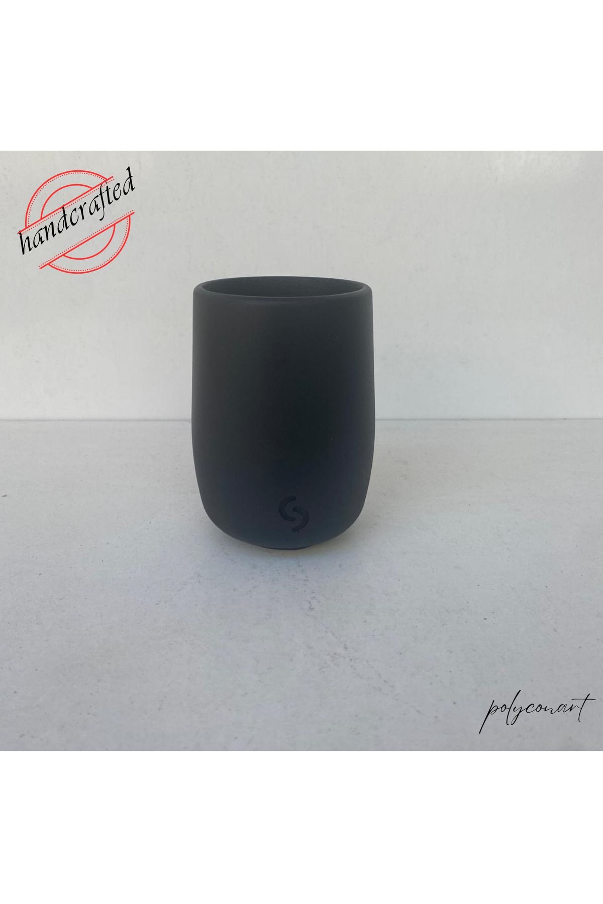 Harmonia Beton Fırçalık, Bardak, Banyo Aksesuarı