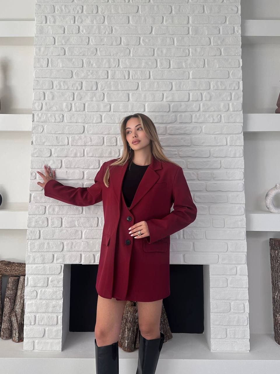 Blazer Ceket Kırmızı