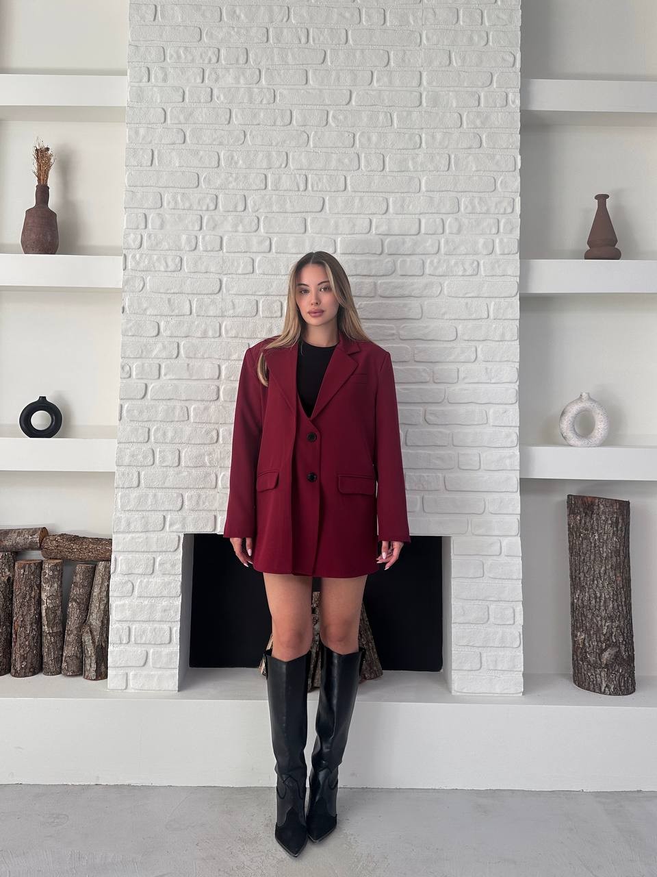 Blazer Ceket Kırmızı