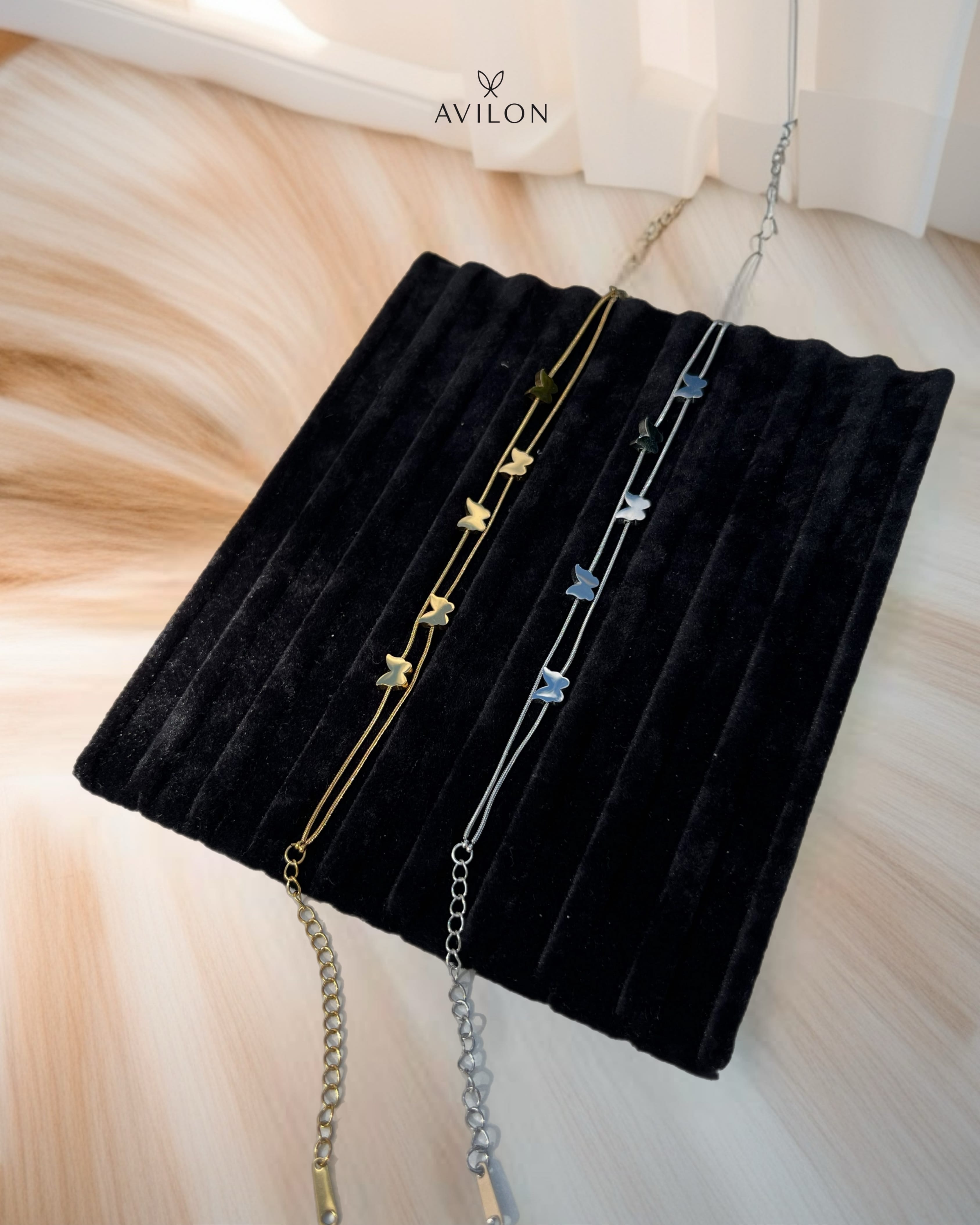 Kelebek Figürlü Bileklik – Şık ve Zarif Tasarım (Silver)