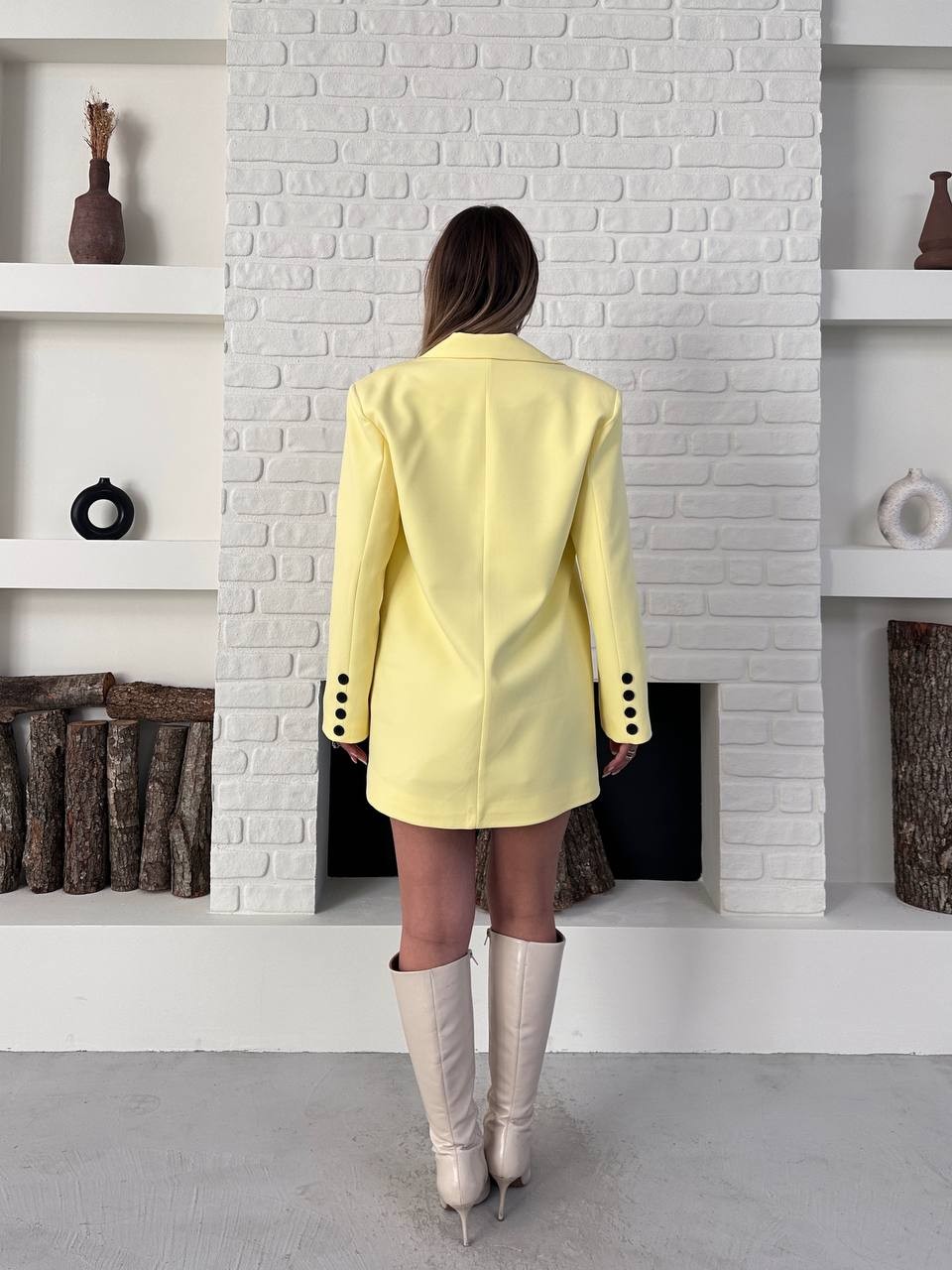 Blazer Ceket Sarı