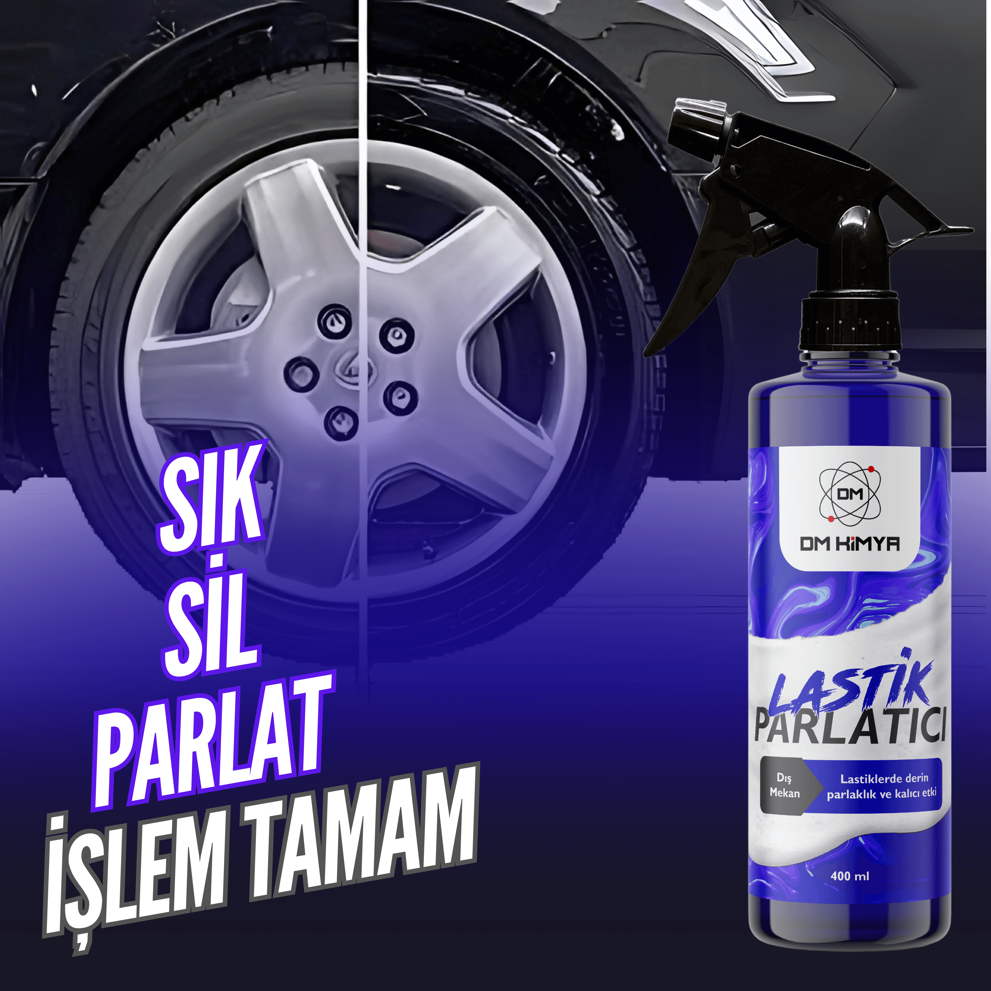 Premium Lastik Parlatıcı