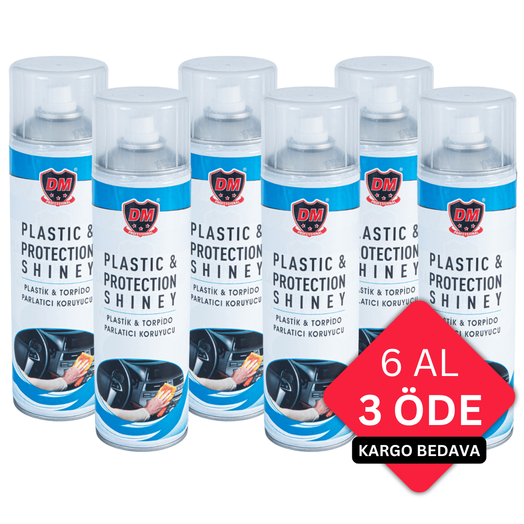 Plastik Torpido Parlatıcı Koruyucu 500 ml 🎁 6 Adet Al, 3 Öde!