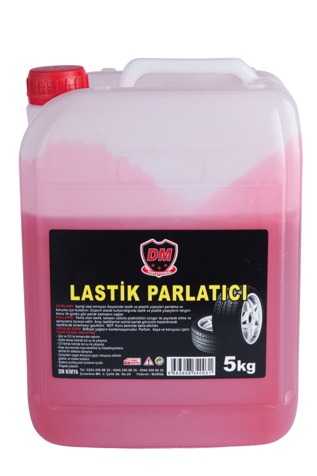 Ultra Lastik Parlatıcı Jel Su ve Toz İtici 1/2 Konsantre