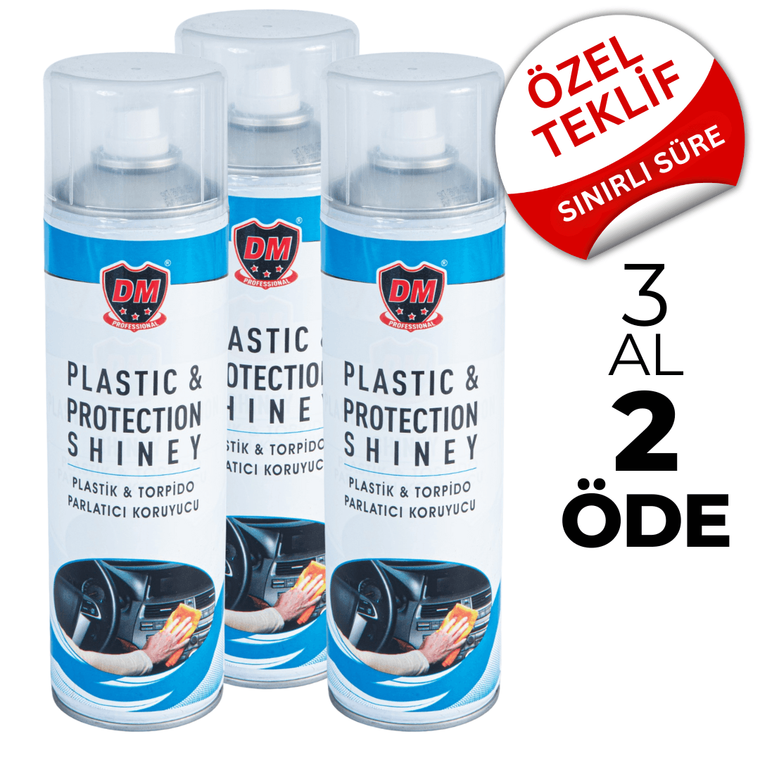 Plastik Torpido Parlatıcı Koruyucu 500 ml 🎁 3 Adet Al, 2 Öde!