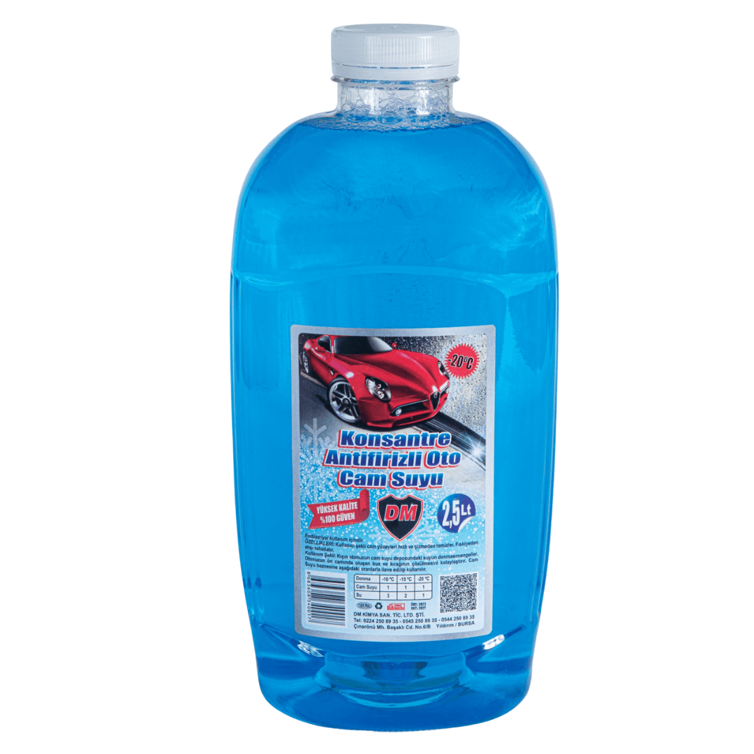 Antifrizli Cam Suyu 2.5 L (Kışlık)