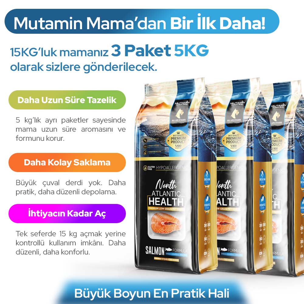 North Atlantic Health Somonlu Köpek Maması 15KG - Hipoalerjenik ve