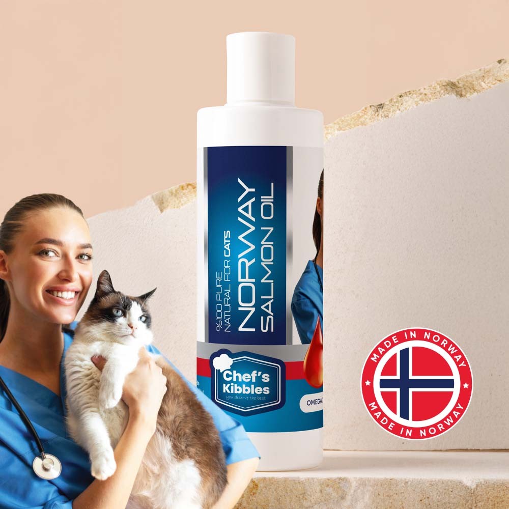 Chef’s Kibbles Norveç Somon Yağı – Kediler İçin – 100ML