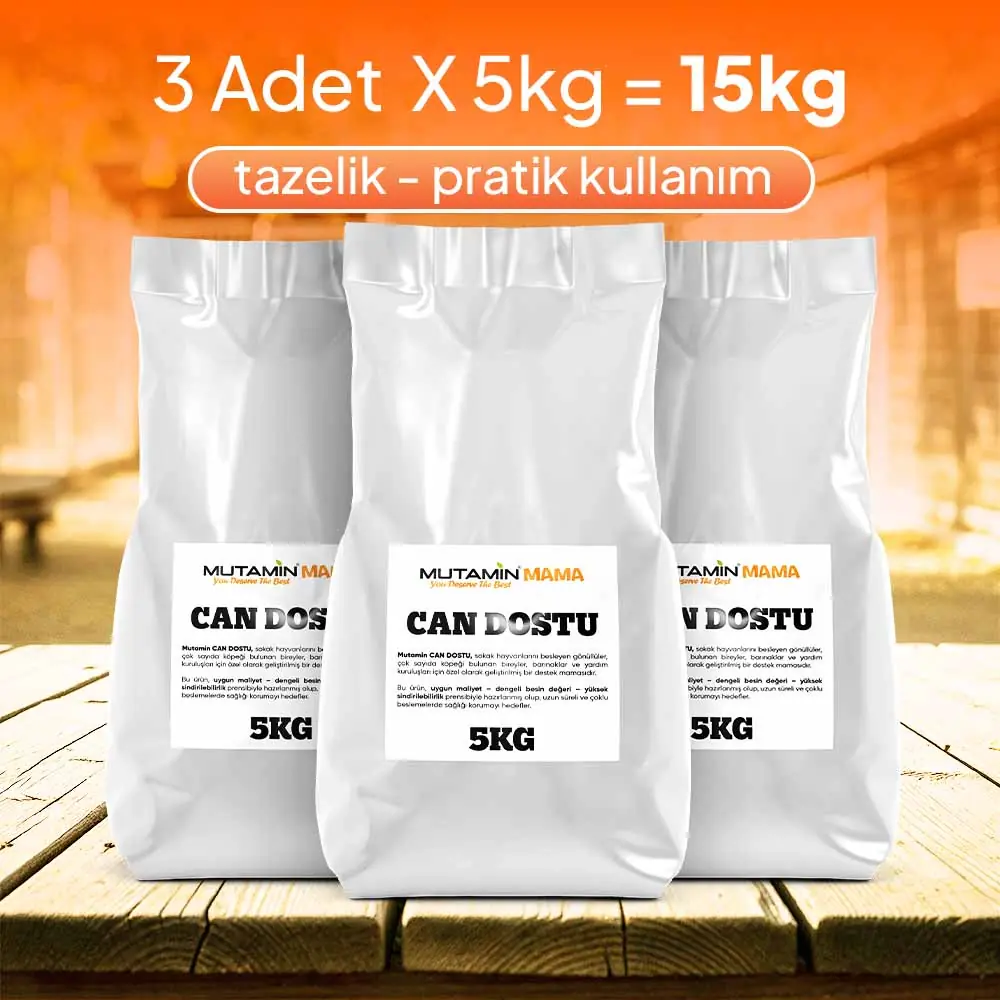 Mutamin CAN DOSTU – Köpek Maması 15KG