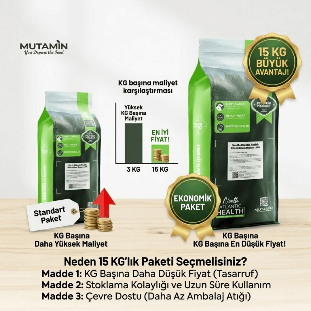 North Atlantic Health Biftekli Köpek Maması 15KG