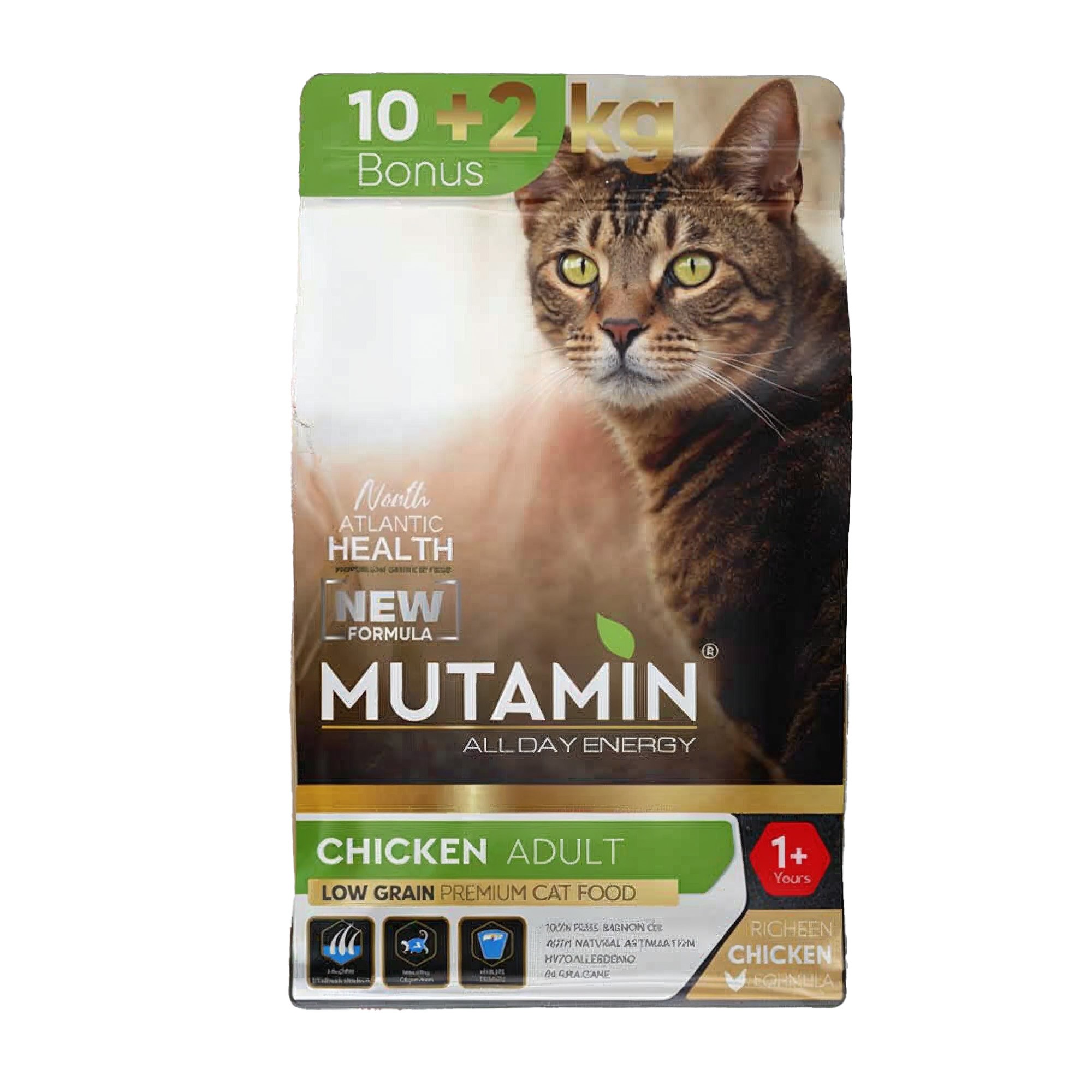 North Atlantic Health Tavuklu Yetişkin Kedi Maması 12KG Kilitli Poşet