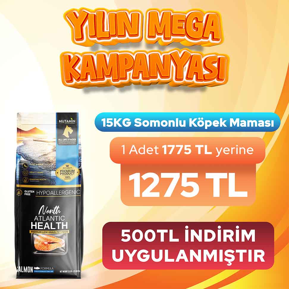 North Atlantic Health Somonlu Köpek Maması 15KG - Hipoalerjenik ve Prebiyotikli