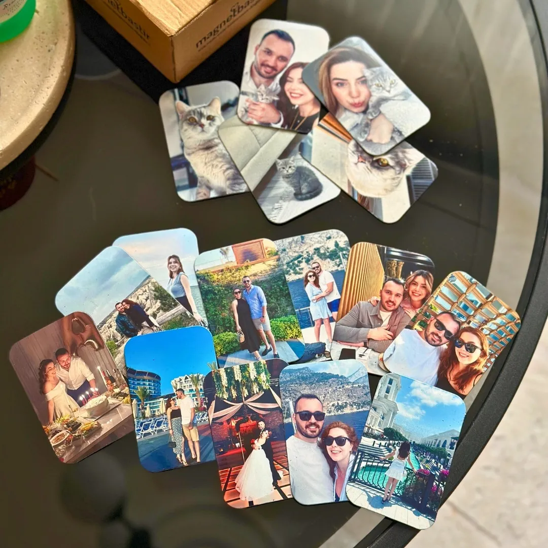 Fotoğraf Baskılı Buzdolabı Magneti Foto Magnet 6x9cm