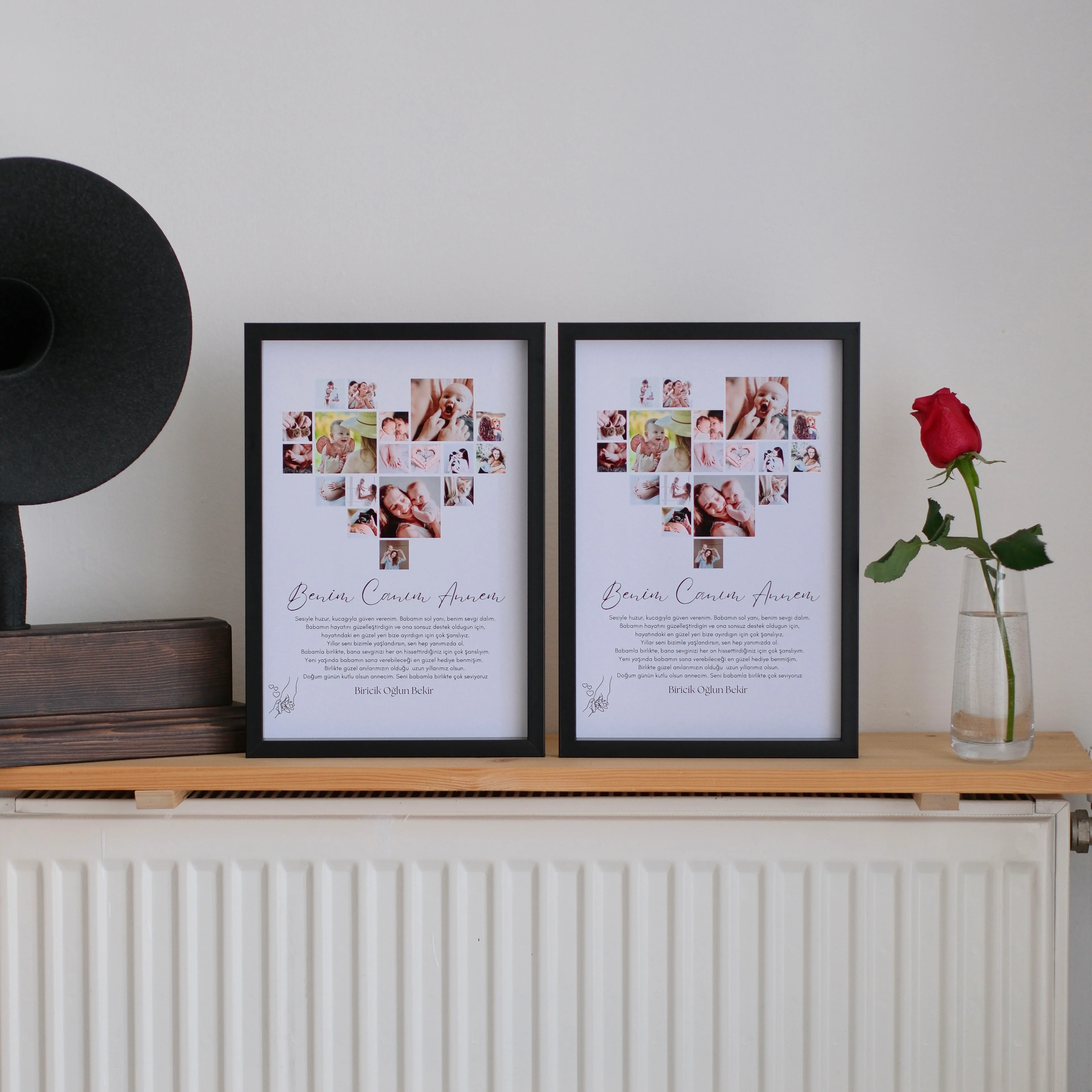 Benim Canım Annem Fotoğraflı 20x30 Yapışan Çerçeve