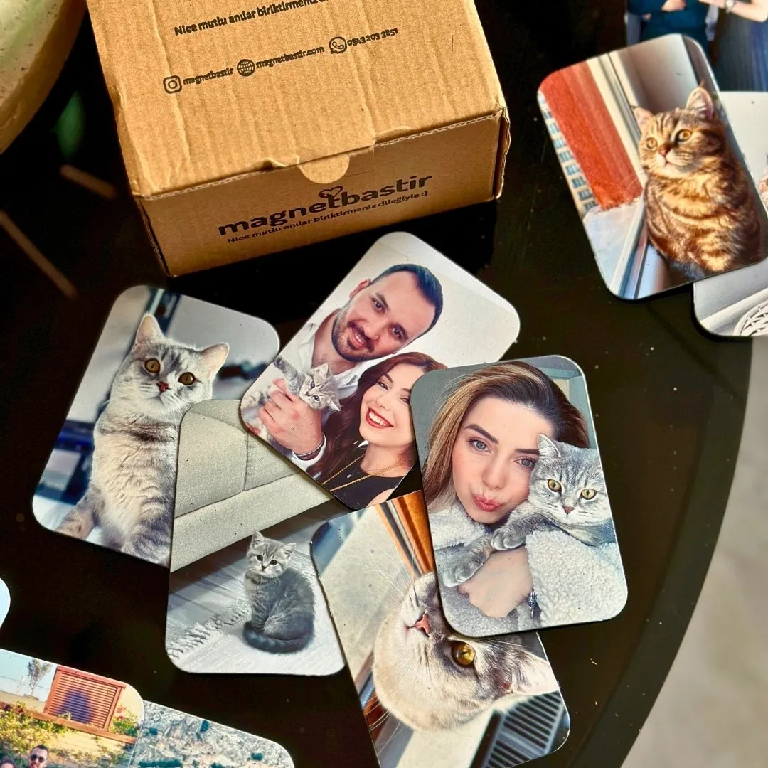 Fotoğraf Baskılı Buzdolabı Magneti Foto Magnet 6x9cm