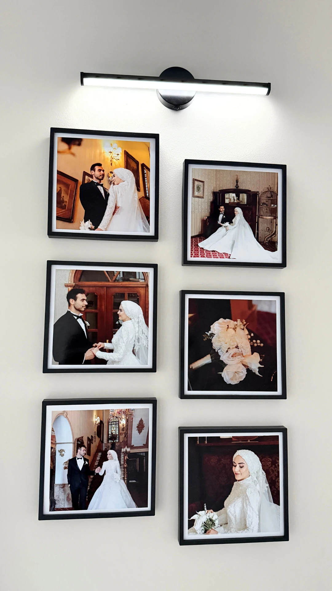 Yapışan Kare Çerçeve Aplik Hediye 20x20cm