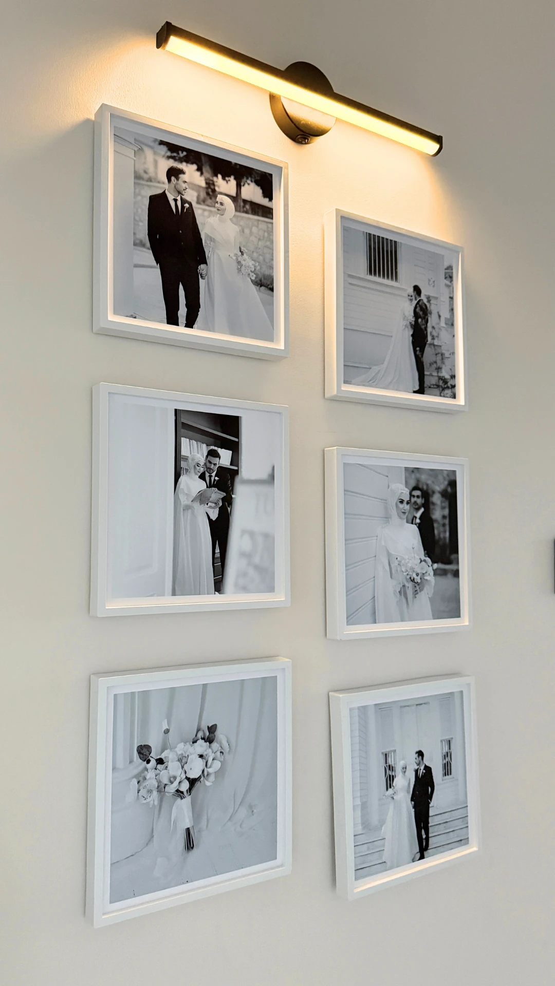 Yapışan Kare Çerçeve Aplik Hediye 20x20cm